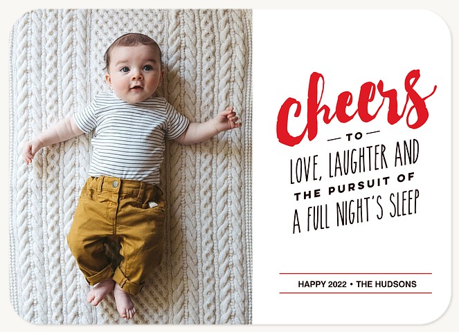 Cheers To: Personalized Holiday Cards