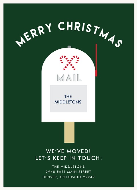 Jolly Mailbox Personalized Holiday Cards