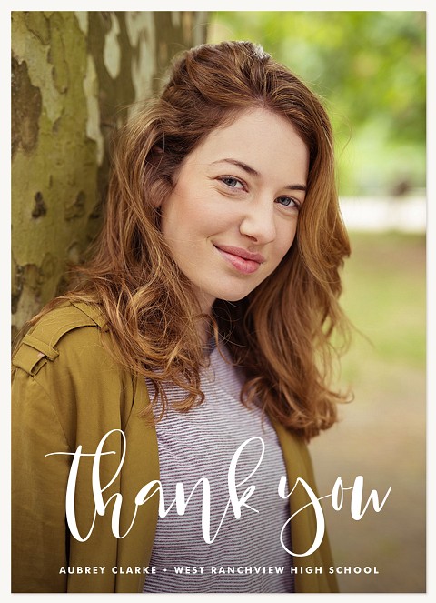 Contemporary Calligraphy Thank You Cards