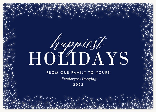 Holiday Sparkle Business Holiday Cards