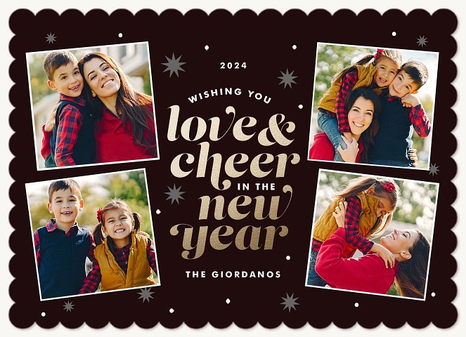 Lovely Cheer Personalized Holiday Cards