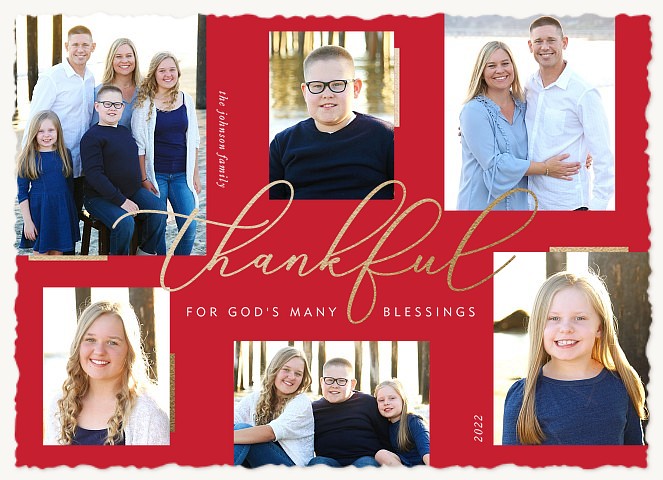 Thankful Christmas Cards