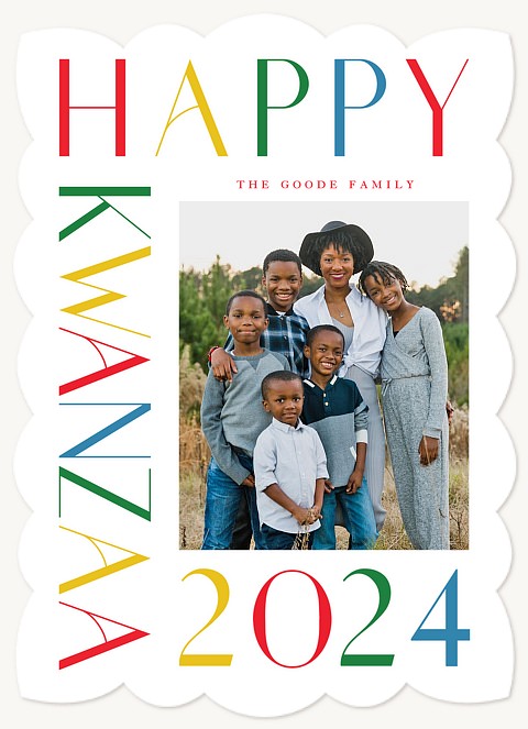 Bright Color Kwanzaa Cards