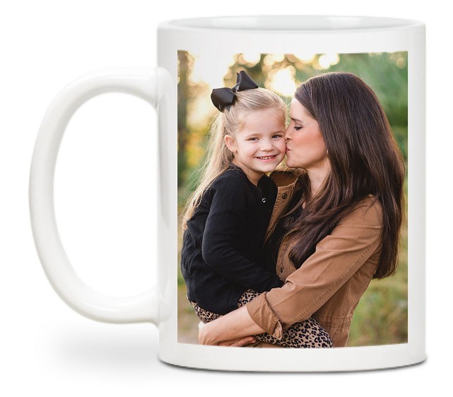 Two Portrait Photos Custom Mugs