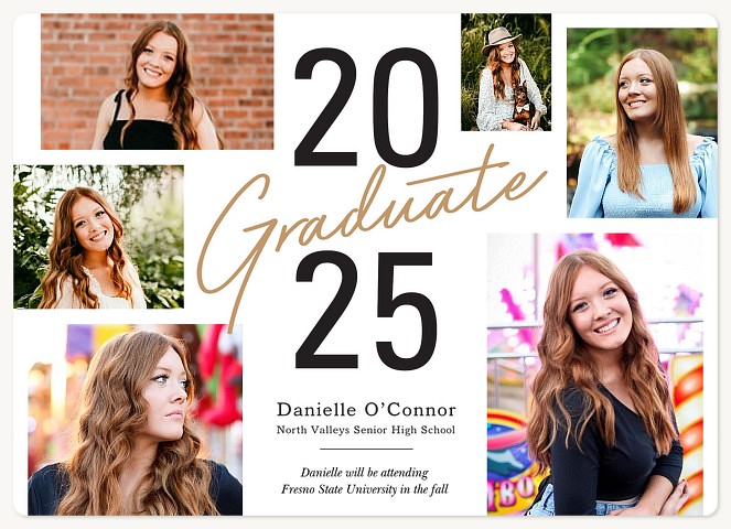 Angled Graduate Graduation Cards