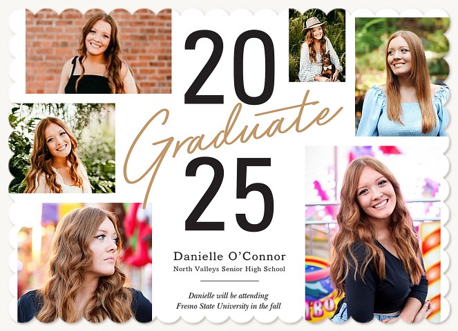 Angled Graduate Graduation Cards