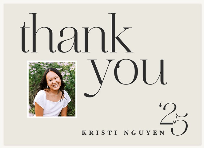 Minimalist Thank You Thank You Cards 