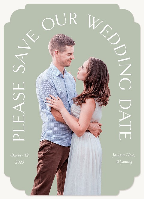 Wedding Arch Save the Date Cards