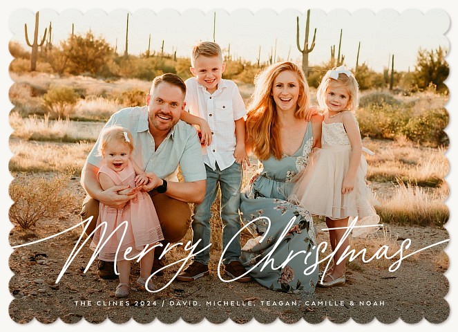 Sweetly Written Personalized Holiday Cards