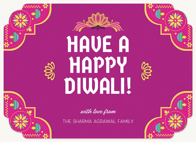 Festive Corners Diwali Holiday Cards