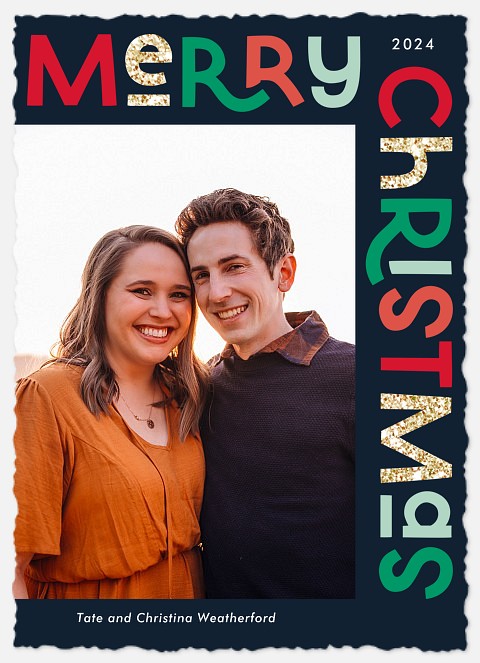 Festive Wrap Holiday Photo Cards