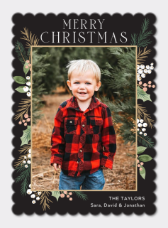 Greenery Frame Card