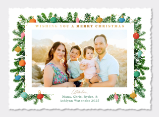 Bright Ornaments Card