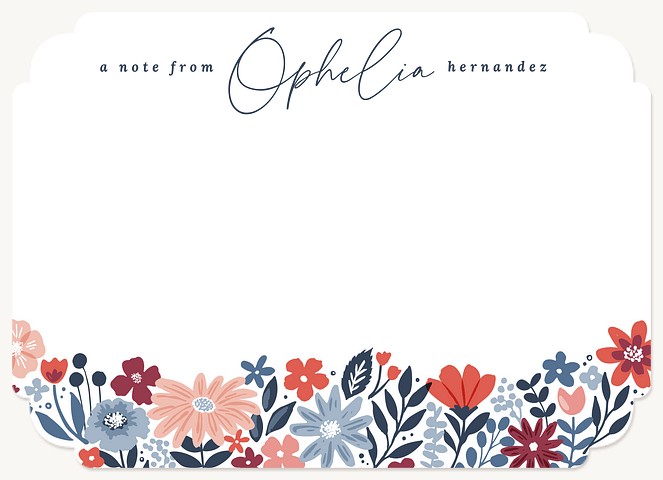 Folk Florals Stationery