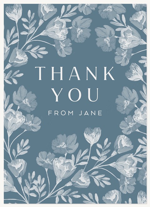 Heritage Flowers Thank You Cards 