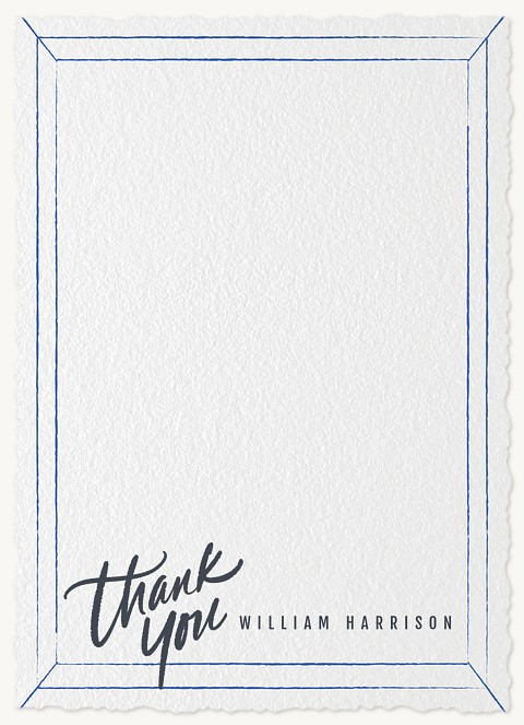 Blueprint Thank You Cards 