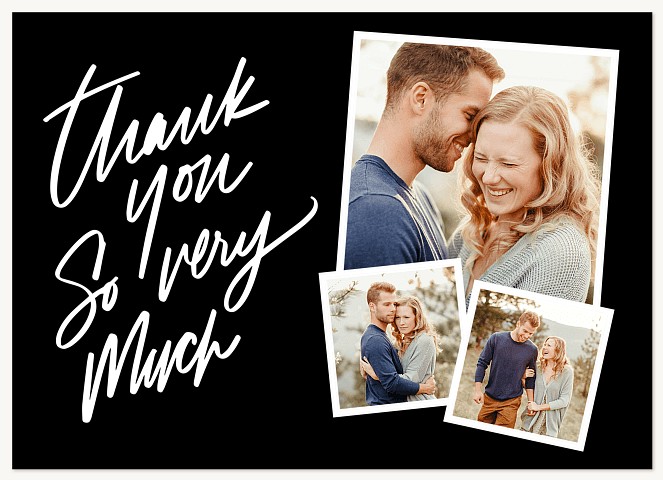 Scripted Collage Thank You Cards 