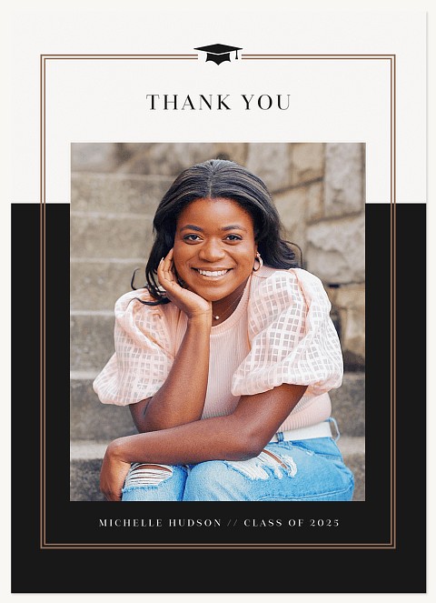 Tuxedo Toned Thank You Cards 