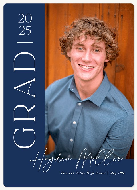 Vertical Frame Graduation Cards