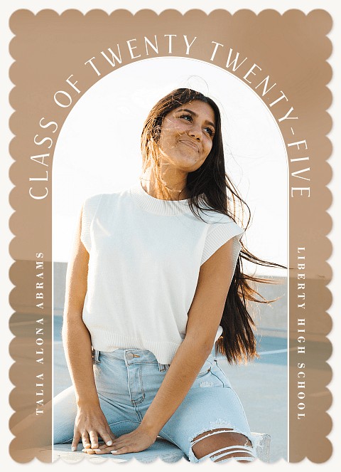 Arched Text Graduation Cards
