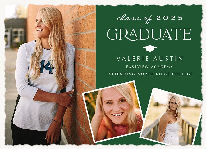 Minimalist Collage Graduation Cards