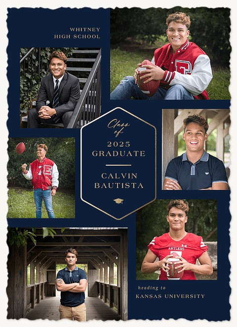 Sophisticated Frame Graduation Cards