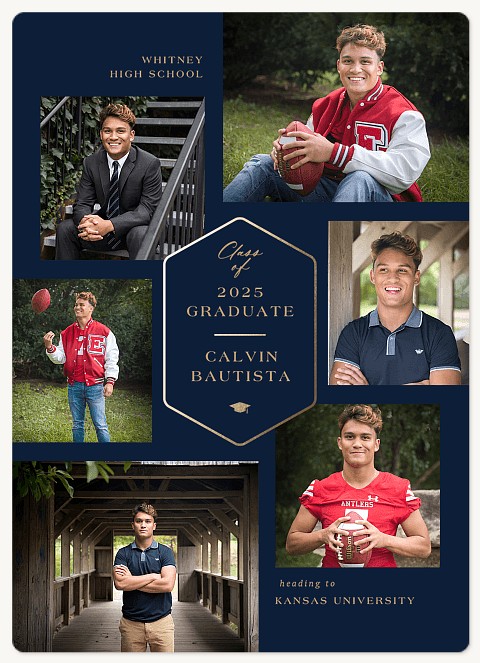 Sophisticated Frame Graduation Cards