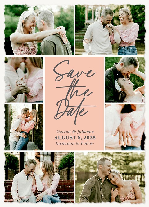 Brushed Bliss  Save the Date Cards