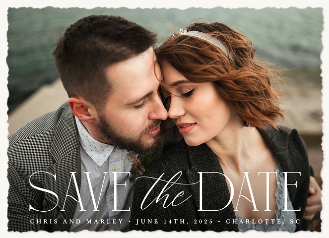 Delicate Mix Save the Date Cards