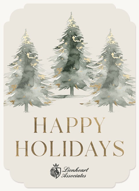 Serene Scene Business Holiday Cards