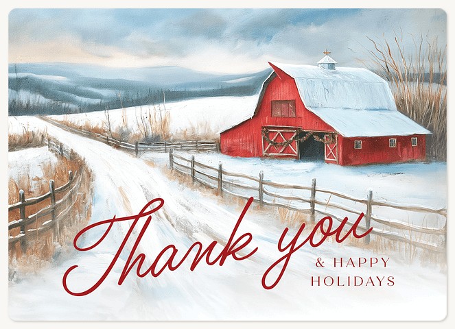 Barnyard Bliss Holiday & Christmas Magnet Cards