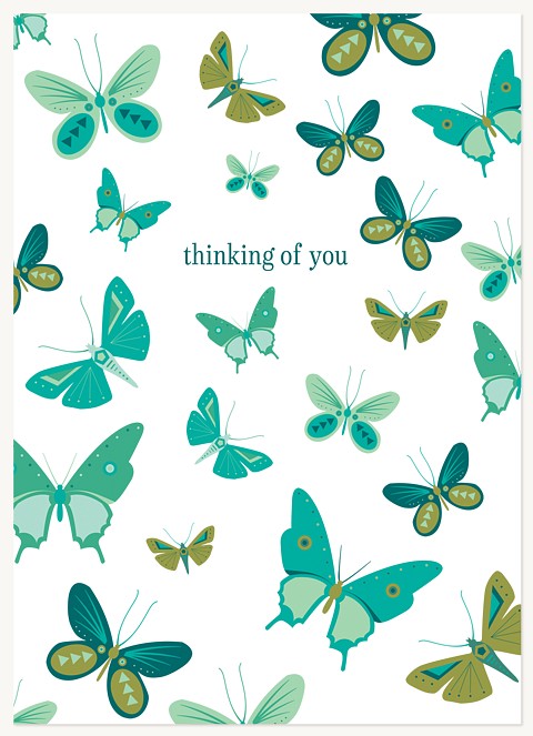 Fluttering Joy Greeting Cards