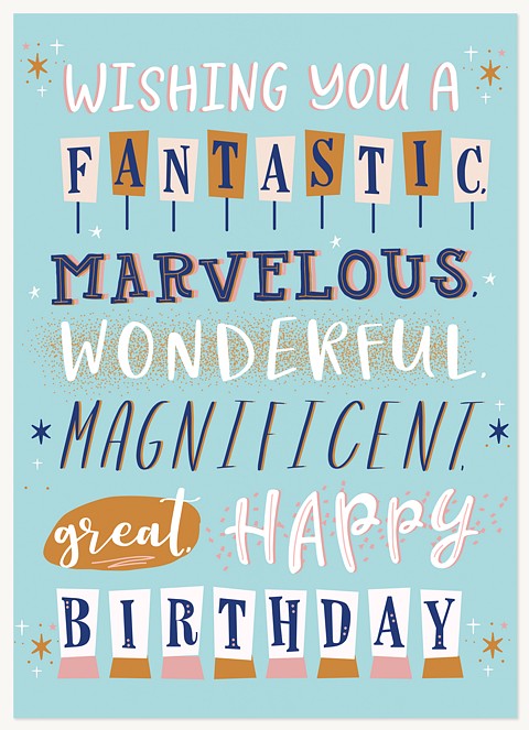 Marvelous Type Greeting Cards