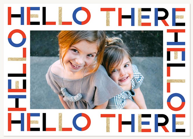 Hello Frame Greeting Cards