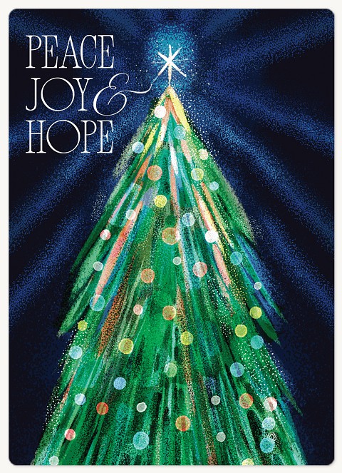 Artistic Tree Holiday & Christmas Magnet Cards