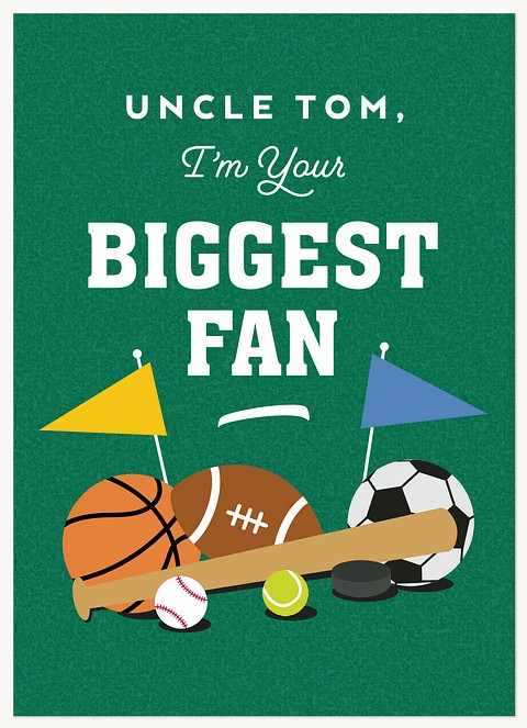 Biggest Fan Greeting Cards