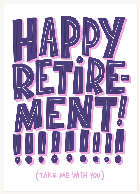 Happy Retirement Greeting Cards