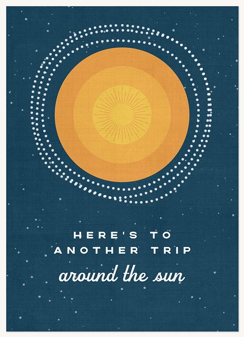 Around The Sun Greeting Cards