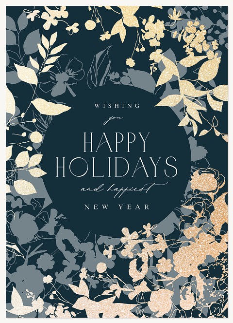 Lush Evergreens Business Holiday Cards