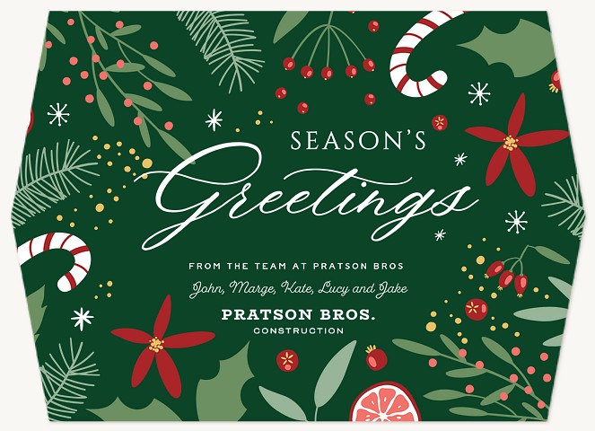 Holiday Delight Business Holiday Cards