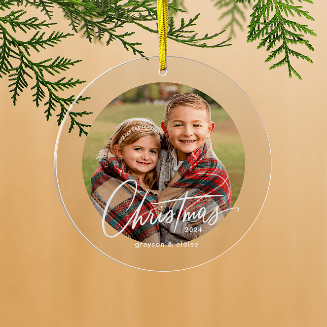 Casual Christmas Personalized Ornaments