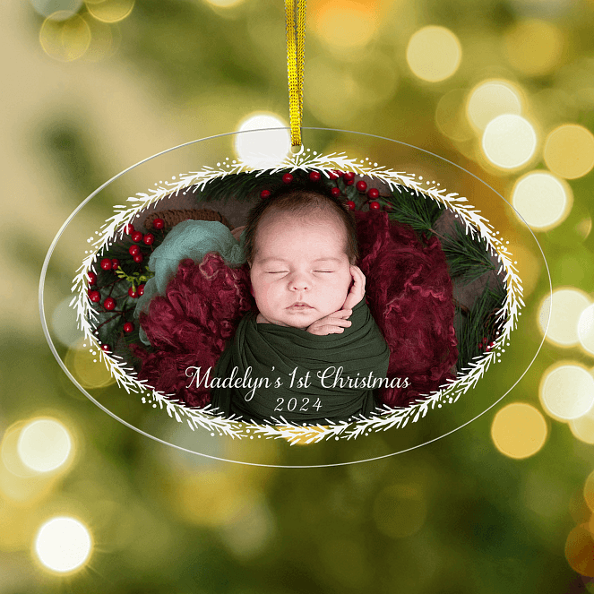 Sweet Wreath Personalized Ornaments