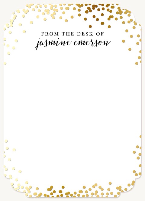 Shining Confetti  Stationery