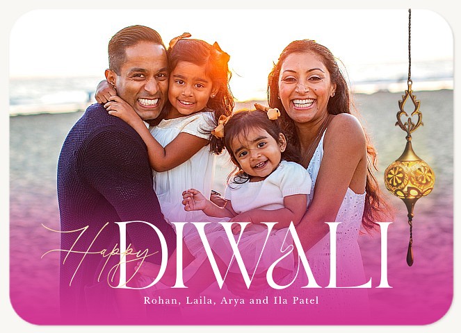 Petal Glow Diwali Holiday Cards