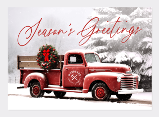 Festive Delivery Card