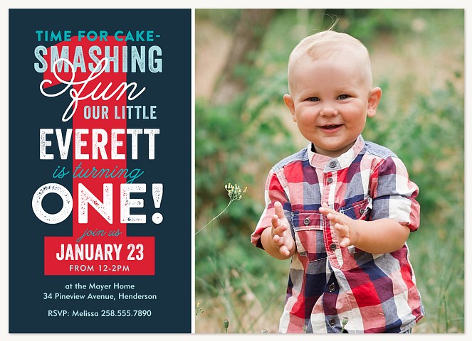 Fun for One Kids Birthday Invitations