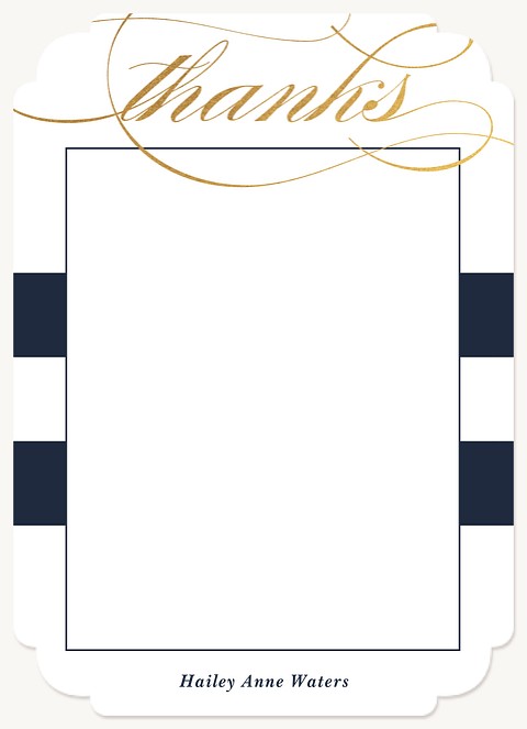 Elegant Congrats Graduation Thank You Cards