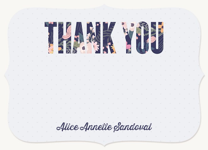 Boho Thank You Graduation Thank You Cards