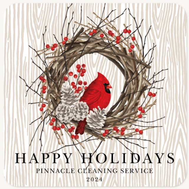 Festive Cardinal Business Holiday Cards