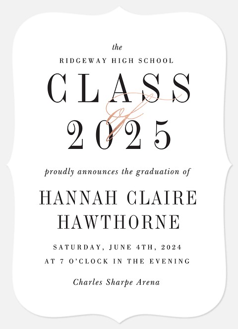 Simple Class Graduation Cards